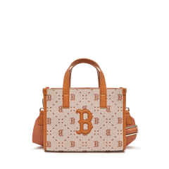 TÚI MLB BIG DIAMOND MONOGRAM SMALL TOTE NY - 3AORS013N-50BKS