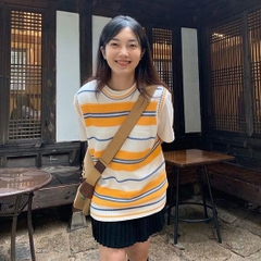 ÁO LEN ADLV KNIT VEST XANH