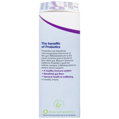Siro Brauer Baby & Child Immune Defence Probiotic Liquid bổ sung lợi khuẩn cho bé (45ml)