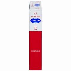 Bao cao su Sagami Classic siêu mỏng nhiều gel bôi trơn, màu da, không mùi (12 cái)