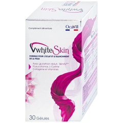 Viên uống VwhiteSkin Ocavill hỗ trợ giảm lão hóa da, tăng độ đàn hồi cho da (30 viên)