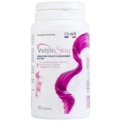 Viên uống VwhiteSkin Ocavill hỗ trợ giảm lão hóa da, tăng độ đàn hồi cho da (30 viên)