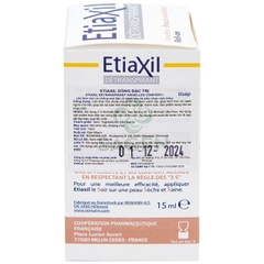 Lăn khử mùi Etiaxil Detranspirant Aisselles Peaux Sensibles Cooper đặc trị cho da siêu nhạy cảm (15ml)