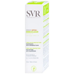 Kem chống nắng dưỡng da vùng mặt SVR Sebiaclear Creme SPF50+ dành cho da dầu, da nhạy cảm (40ml)