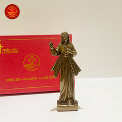 Tượng Chúa Thương Xót cao 10 cm - Màu Cổ Điển