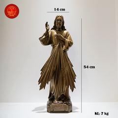 TƯỢNG LÒNG CHÚA THƯƠNG XÓT  - Cao 54cm