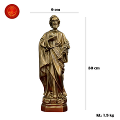 Tượng Thánh Giuse cao 30cm - Màu Cổ Điển