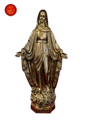 Tượng Đức Mẹ Maria Ban Ơn - Cao 40cm