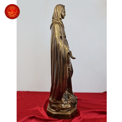 Tượng Đức Mẹ Ban Ơn cao 40cm - Màu Cổ Điển