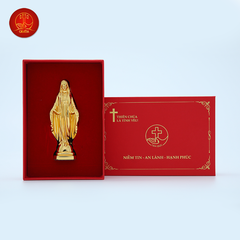 Tượng Mẹ Ban Ơn 10cm -  Màu Gold