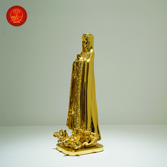 Tượng Đức Mẹ Fatima Màu Gold