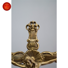 Cây Thánh Giá Hoa Hồng Đẹp Cao 32cm - Màu Cổ Điển
