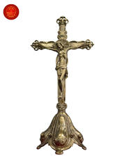 Thánh Giá Đế Tròn cao 50cm - Màu Gold