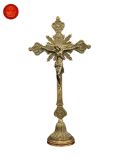 Thánh Giá Đế Tròn cao 50cm - Màu Gold