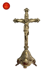 Thánh Giá Hoa Hồng Có Đế cao 42cm - Màu Cổ Điển