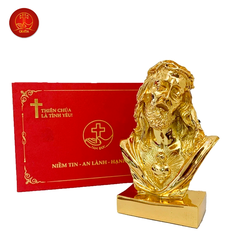 Tượng Thánh Tâm Cao 13cm -  Màu Gold