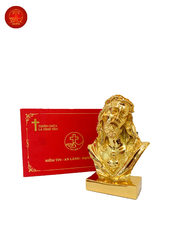 Tượng Thánh Tâm Chúa Giêsu bán thân cao 13cm - Màu Cổ Điển