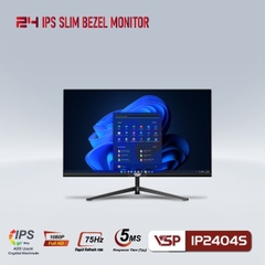 Màn hình VSP IPS Thinking 24inch tràn viền IP2404S - Đen