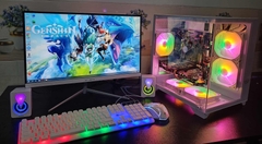 CẤU HÌNH  9𝐭𝐫: - CPU Intel i3-14100F - RAM 16GB bus 3200 - VGA GTX 1660Ti 6GB - SSD 256GB NVMe - Main H610 - Nguồn VSP E550W - Tản nhiệt Jonsbo CR-1200 - Case mặt kính
