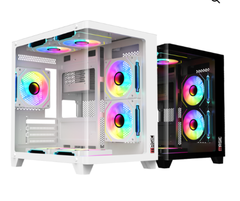 VỎ CASE MAGIC GM-02 PRO CURVED (M-ATX) BLACK NEW