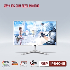 Màn hình VSP IPS Thinking 24inch tràn viền IP2404S - Trắng