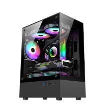 Vỏ case KENOO ESPORT MK100 - Đen (mATX / Mid Tower) Chưa Fan