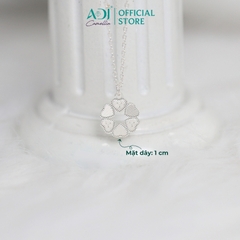 Dây Chuyền Nữ Bạc ADJ 925 Tam Hợp Tình Yêu Phụ Kiện Trang Sức Nữ  SD146144AD