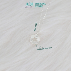 Dây Chuyền Nữ Bạc ADJ 925 Tam Hợp Tình Yêu Phụ Kiện Trang Sức Nữ  SD146144AD