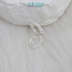 Bông Tai Nữ Bạc ADJ 925  Đính Hạt Lấp Lánh Sang Trọng Phụ Kiện Trang Sức Nữ Cao Cấp SB16201AD