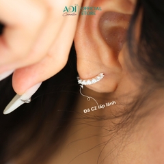 Bông Tai Nữ Bạc ADJ 925  Đính Hạt Lấp Lánh Sang Trọng Phụ Kiện Trang Sức Nữ Cao Cấp SB16201AD