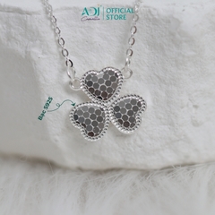 Dây Chuyền Nữ Bạc ADJ 925 Tam Tâm Đồng Điệu Phụ Kiện Trang Sức Nữ Cao Cấp SD146155AD