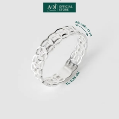 Nhẫn nữ Trang sức bạc 925 ADJ Kim Tiền Chiêu Tài Đón Lộc – Hút May Mắn  SN13725