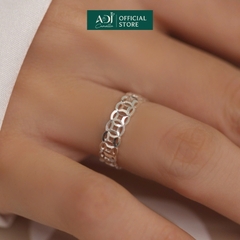 Nhẫn nữ Trang sức bạc 925 ADJ Kim Tiền Chiêu Tài Đón Lộc – Hút May Mắn  SN13725