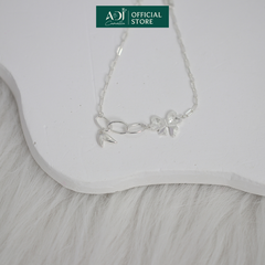 Lắc Tay Nữ Bạc ADJ 925 Mix Charm Nơ Nabi Phụ Kiện Trang Sức Nữ Cao Cấp SLT134340AD