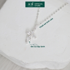 Mặt dây chuyền bạc 925 ADJ Stellar Cross Thánh Giá Đá Sang Trọng Tinh Tế SM16202