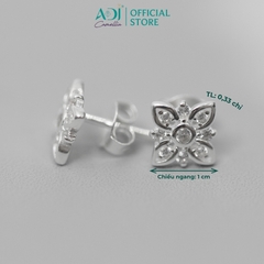 Bông Tai Nữ Bạc ADJ 925 Fairy Bloom Hoa Bướm Mang Lấp Lánh Nữ Tính SB16203AD
