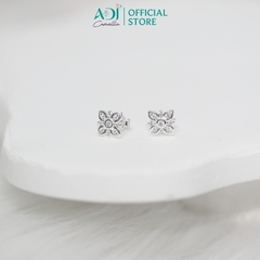 Bông Tai Nữ Bạc ADJ 925 Fairy Bloom Hoa Bướm Mang Lấp Lánh Nữ Tính SB16203AD