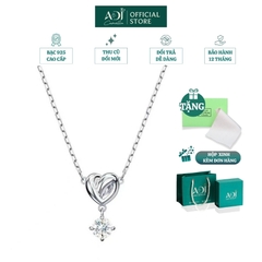 Dây chuyền Trang sức bạc 925 ADJ an toàn sang trọng cao cấp Trái Tim Hoàn Mỹ SD108172AD