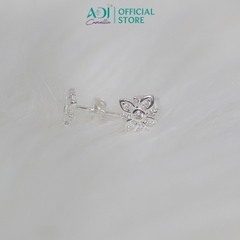 Bông Tai Nữ Bạc ADJ 925 Fairy Bloom Hoa Bướm Mang Lấp Lánh Nữ Tính SB16203AD