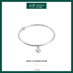 B Vòng Tay Bạc 925 Cho Bé – Lắc Tay Trẻ Em Cao Cấp, An Toàn, Không Kích Ứng, Mừng Thôi Nôi, Đầy Tháng Cho Bé -  SVC15207AD