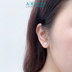 Bông Tai Nữ Bạc ADJ 925 Fairy Bloom Hoa Bướm Mang Lấp Lánh Nữ Tính SB16203AD