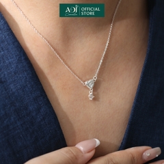 Dây chuyền Trang sức bạc 925 ADJ an toàn sang trọng cao cấp Trái Tim Hoàn Mỹ SD108172AD