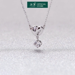 Dây chuyền Trang sức bạc 925 ADJ an toàn sang trọng cao cấp Trái Tim Hoàn Mỹ SD108172AD