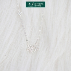 Dây chuyền Trang sức bạc 925 ADJ thanh lịch thời trang cao cấp Hoa Khai Phú Quý SD5459AD