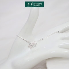 Dây chuyền Trang sức bạc 925 ADJ thanh lịch thời trang cao cấp Hoa Khai Phú Quý SD5459AD