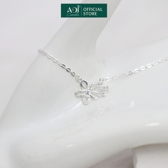 Dây chuyền Trang sức bạc 925 ADJ thanh lịch thời trang cao cấp Hoa Khai Phú Quý SD5459AD