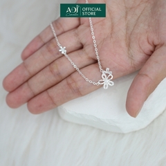 Dây chuyền Trang sức bạc 925 ADJ thanh lịch thời trang cao cấp Hoa Khai Phú Quý SD5459AD
