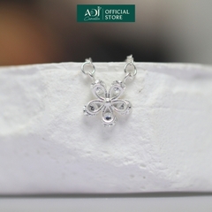 Dây chuyền Trang sức bạc 925 ADJ thanh lịch thời trang cao cấp Cánh Hoa Nhẹ Nhàng SD108104AD