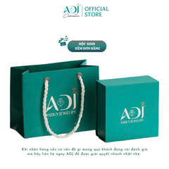 Dây chuyền Trang sức bạc 925 ADJ thanh lịch thời trang cao cấp Hoa Yêu Thương SD134180AD