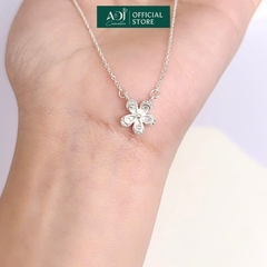 Dây chuyền Trang sức bạc 925 ADJ thanh lịch thời trang cao cấp Cánh Hoa Nhẹ Nhàng SD108104AD